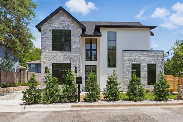 Exterior, Facade, Brick Facade, Modern