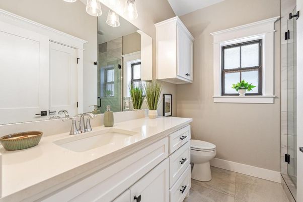Bathroom, Glass Shower, Interior