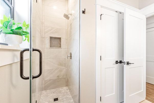 Bathroom, Glass Shower, Interior