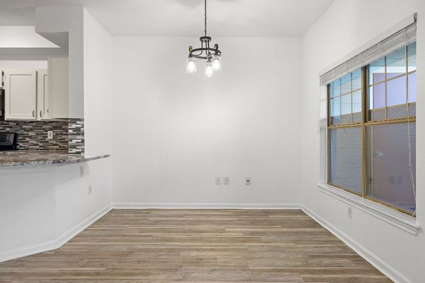 Empty room, Interior, Pendant Lights, Wood Texture Flooring