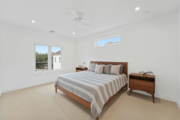 Bedroom, Interior, Recessed Lighting