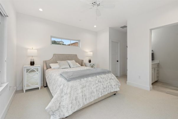 Bedroom, Interior, Recessed Lighting