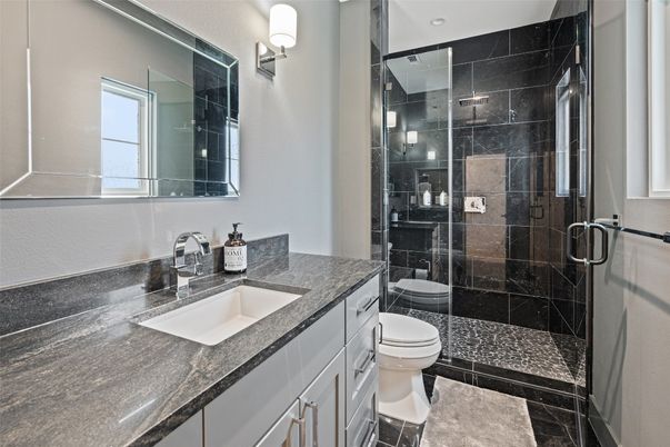 Bathroom, Glass Shower, Interior
