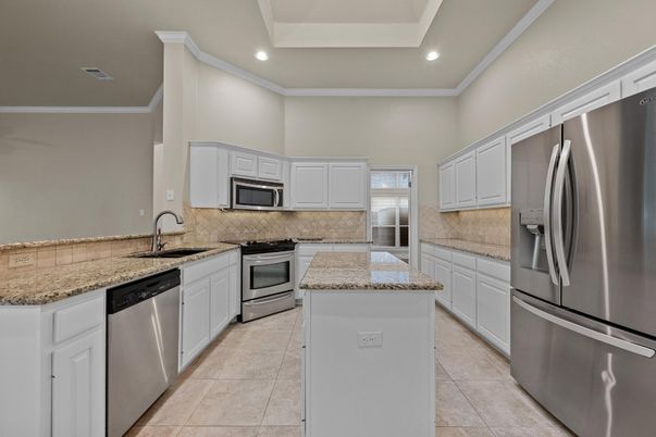Interior, Kitchen, Recessed Lighting, Stainless Steel Appliances