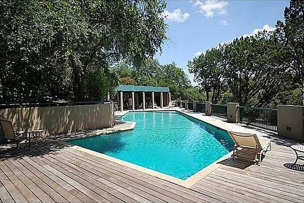 Exterior, Pool, Wood Texture Flooring