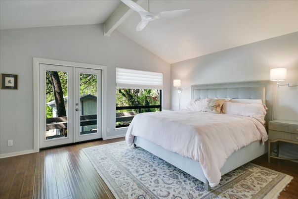 Bedroom, Interior, Wood Texture Flooring