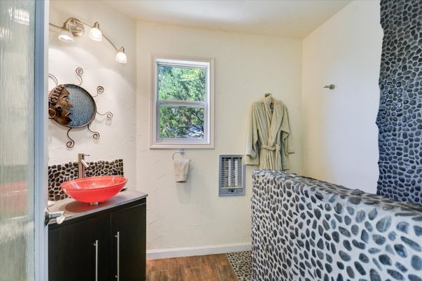 Bathroom, Interior, Wood Texture Flooring