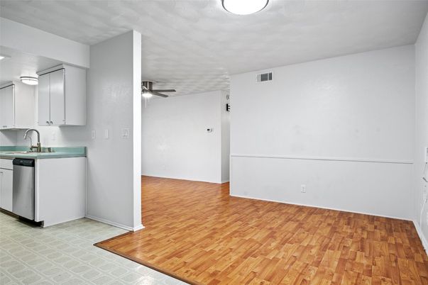 Interior, Kitchen, Wood Texture Flooring