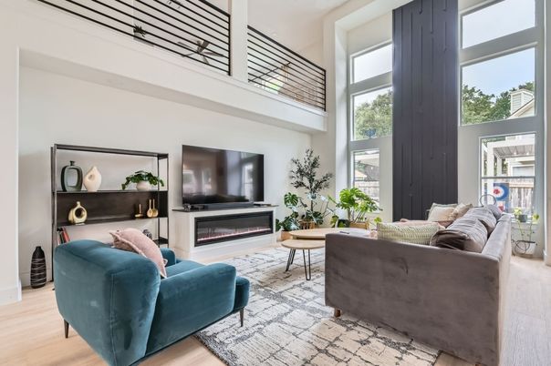Fireplace, Interior, Living room, Wood Texture Flooring