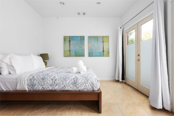 Bedroom, Interior, Recessed Lighting