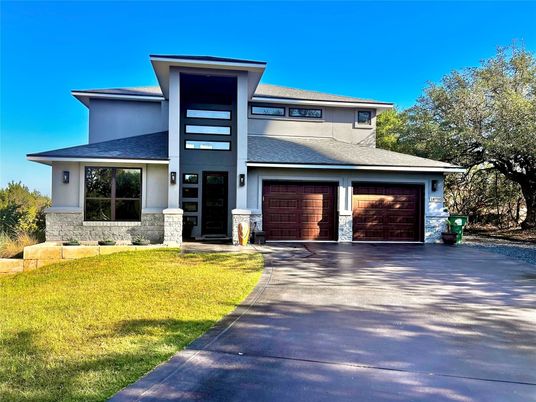 Attached, Exterior, Facade, Modern