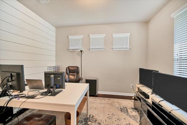 Home Office, Interior, Wood Texture Flooring
