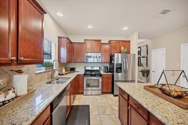 Interior, Kitchen, Recessed Lighting, Stainless Steel Appliances