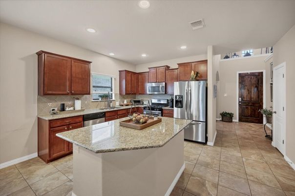 Interior, Kitchen, Recessed Lighting, Stainless Steel Appliances