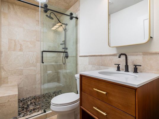 Bathroom, Glass Shower, Interior