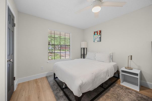 Bedroom, Interior, Wood Texture Flooring