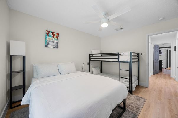 Bedroom, Interior, Wood Texture Flooring