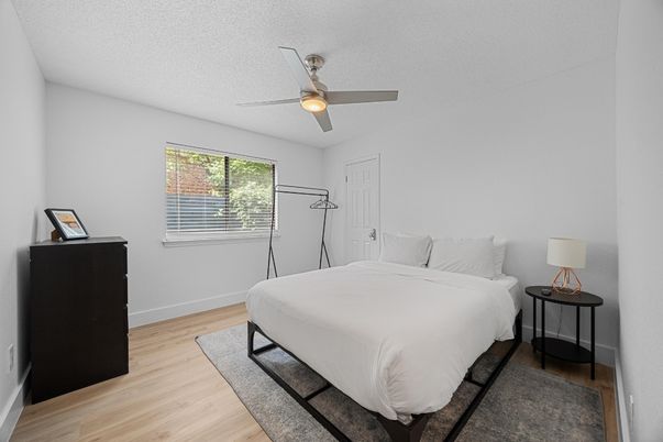 Bedroom, Interior, Wood Texture Flooring