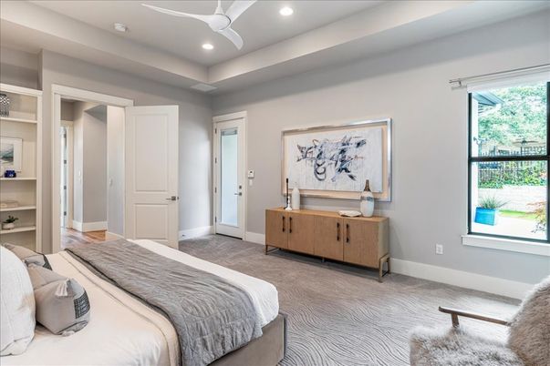 Bedroom, Interior, Recessed Lighting