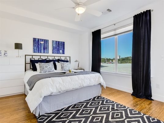 Bedroom, Interior, Water, Wood Texture Flooring