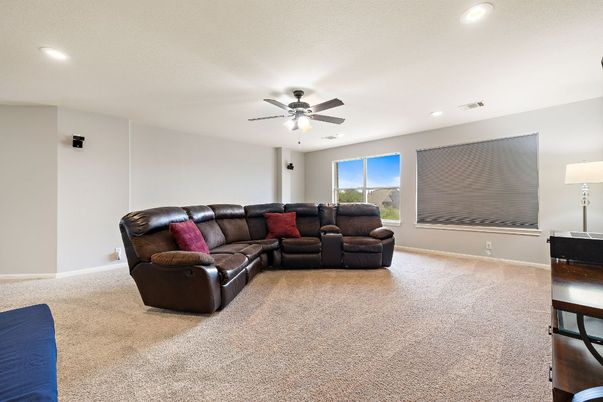 Interior, Living room, Recessed Lighting