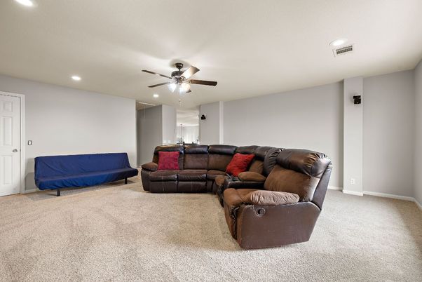 Interior, Living room, Recessed Lighting