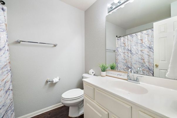 Bathroom, Interior, Wood Texture Flooring