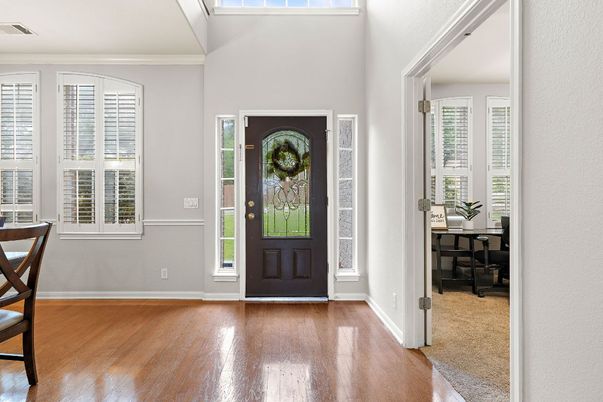 Home Office, Interior, Wood Texture Flooring
