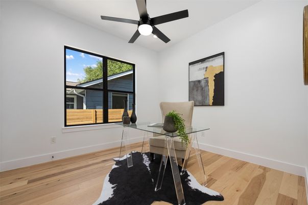 Home Office, Interior, Wood Texture Flooring