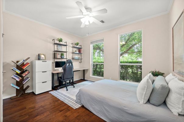 Bedroom, Home Office, Interior, Wood Texture Flooring