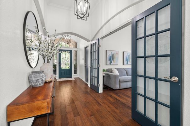 Chandelier, Interior, Pendant Lights, Wood Texture Flooring