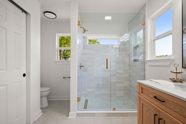 Bathroom, Glass Shower, Interior