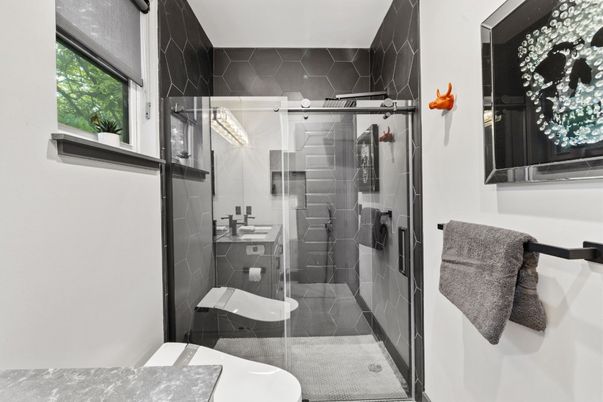 Bathroom, Glass Shower, Interior