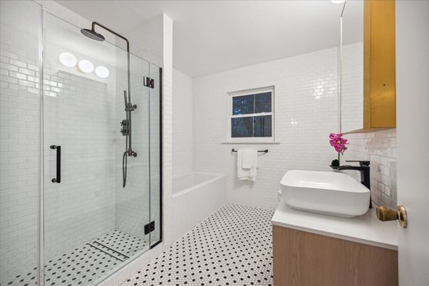 Bathroom, Glass Shower, Interior