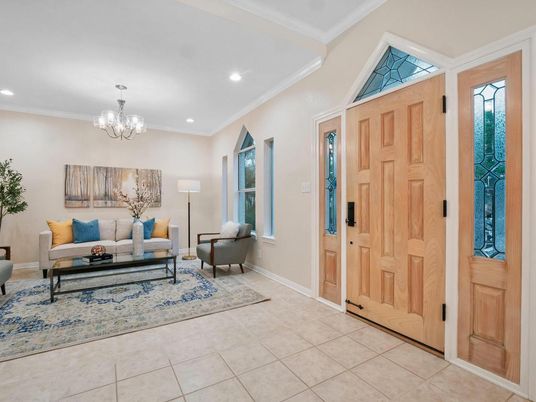 Chandelier, Interior, Living room, Recessed Lighting