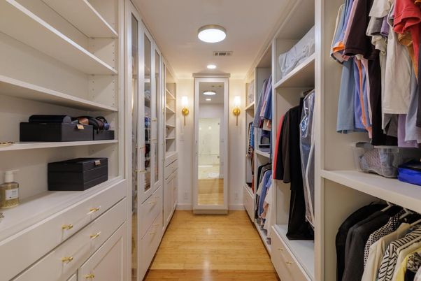 Interior, Recessed Lighting, Walk-in Closets, Wood Texture Flooring