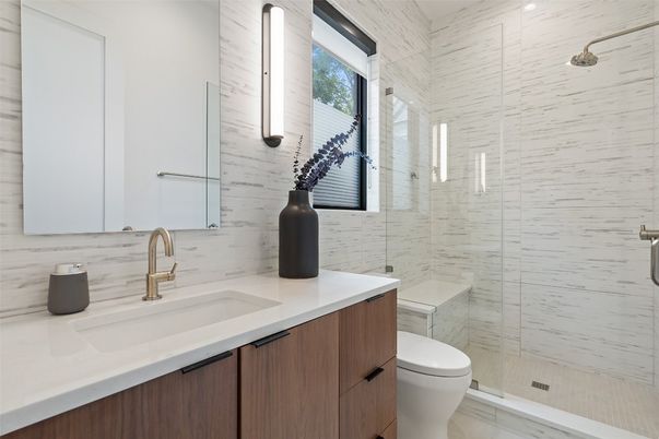 Bathroom, Glass Shower, Interior