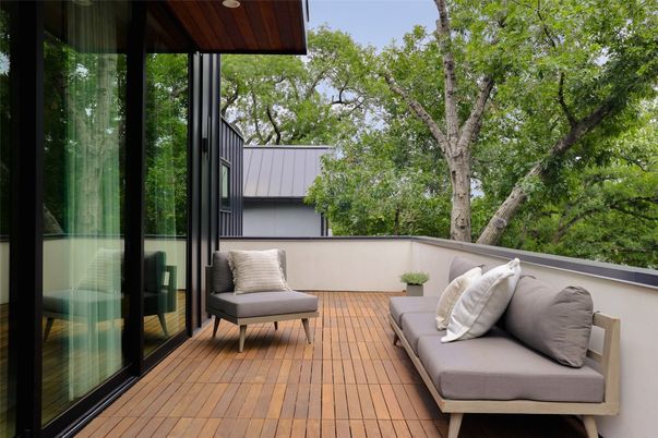 Exterior, Wood Texture Flooring