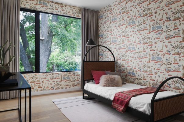 Bedroom, Interior, Wood Texture Flooring