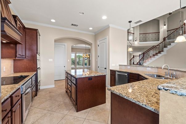Interior, Kitchen, Pendant Lights, Recessed Lighting