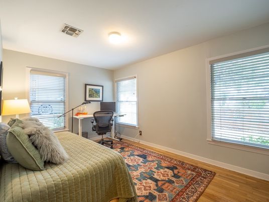 Bedroom, Home Office, Interior, Wood Texture Flooring