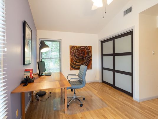 Home Office, Interior, Wood Texture Flooring