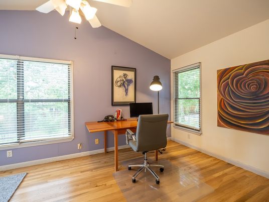 Home Office, Interior, Wood Texture Flooring