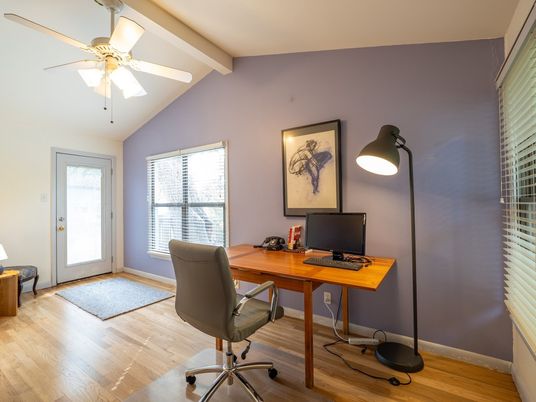 Home Office, Interior, Wood Texture Flooring