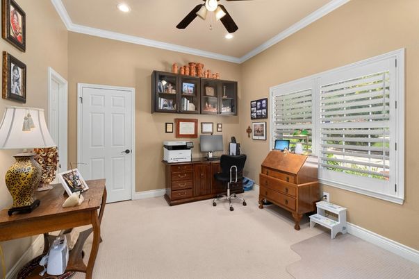 Home Office, Interior, Recessed Lighting