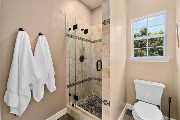 Bathroom, Glass Shower, Interior