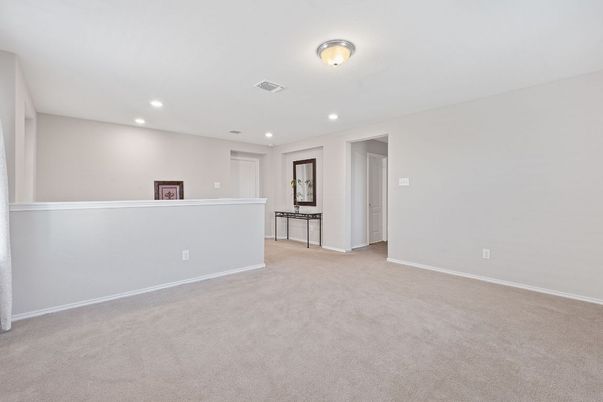 Empty room, Interior, Recessed Lighting