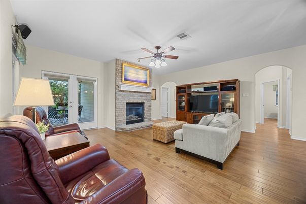 Fireplace, Interior, Living room, Wood Texture Flooring