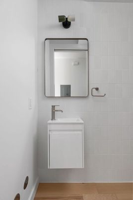 Bathroom, Interior, Wood Texture Flooring