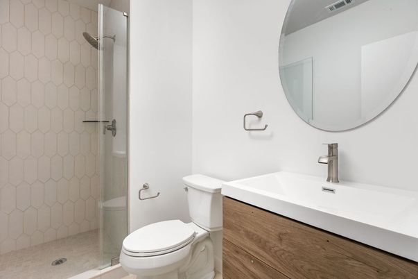 Bathroom, Glass Shower, Interior